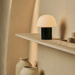 Maes Black / Nero Marquina – Elegant Marble Rechargeable Table Lamp, Up to 100 Hours of Illumination, Stylish and Functional