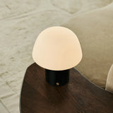 Maes Black / Nero Marquina – Elegant Marble Rechargeable Table Lamp, Up to 100 Hours of Illumination, Stylish and Functional