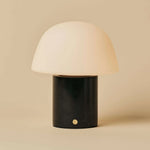 Maes Black / Nero Marquina – Elegant Marble Rechargeable Table Lamp, Up to 100 Hours of Illumination, Stylish and Functional