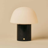Maes Black / Nero Marquina – Elegant Marble Rechargeable Table Lamp, Up to 100 Hours of Illumination, Stylish and Functional