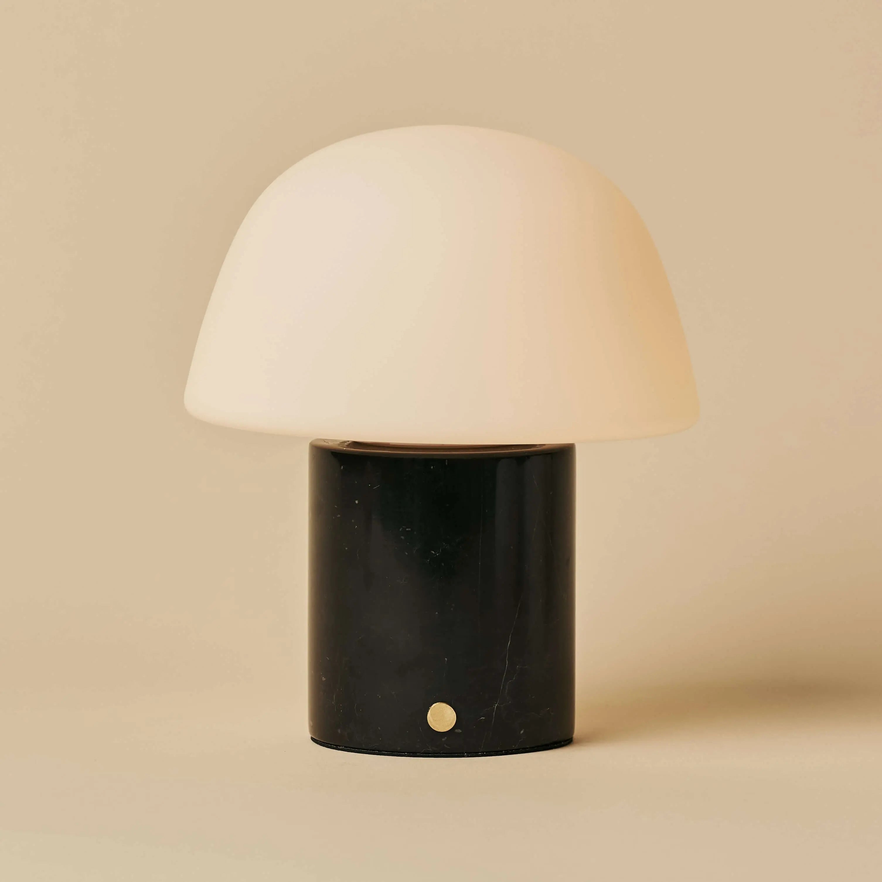 Maes Black / Nero Marquina – Elegant Marble Rechargeable Table Lamp, Up to 100 Hours of Illumination, Stylish and Functional
