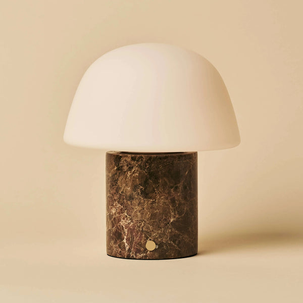 Maes Brown – Emperador Dark Marble Rechargeable Table Lamp