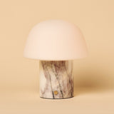Maes White – Lilac Marble Rechargeable Table Lamp | Elegant, Stylish & Functional