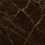 Dou Brown / Emperador Dark – Marble Rechargeable Table Lamp – Cordless, 3 Light Modes & With Linen Interchangeable Lampshade