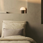 Maris Brown / Emeperador Dark – Classic Marble Rechargeable Table Lamp with 3 Light Colors & Dimming Function