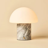 Maris White / Bianco Statuarietto – Classic Marble Rechargeable Table Lamp with 3 Light Colors & Dimming Function