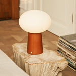 Max Chestnut Wooden Cordless and Rechargeable Lamp – Eco-Friendly Design