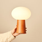 Max Chestnut Wooden Cordless and Rechargeable Lamp – Eco-Friendly Design