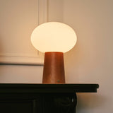 Max Chestnut Wooden Cordless and Rechargeable Lamp – Eco-Friendly Design