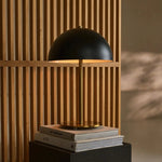 Lola Gold & Black Table Lamp – Elegant Metal Design with On/Off Switch Tavellio