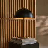 Lola Gold & Black Table Lamp – Elegant Metal Design with On/Off Switch Tavellio