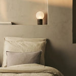 Metsu Brown / Emeperador Dark – Classic Marble Rechargeable Table Lamp with 3 Light Colors & Dimming Function