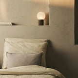 Metsu Brown / Emeperador Dark – Classic Marble Rechargeable Table Lamp with 3 Light Colors & Dimming Function