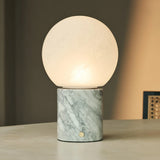 Metsu White / Bianco Statuarietto  – Classic Marble Rechargeable Table Lamp with 3 Light Colors & Dimming Function