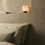 Millet Brown / Emeperador Dark – Marble Rechargeable Table Lamp – 3 Light Modes, Cordless & With Glass Interchangeable Lampshade