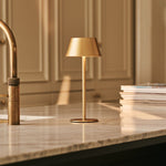 Milou Gold - Table lamp without Cable l Modern, Design & 3 Light modes