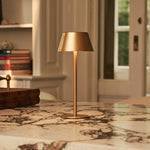 Milou Gold - Table lamp without Cable l Modern, Design & 3 Light modes