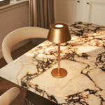 Milou Gold - Table lamp without Cable l Modern, Design & 3 Light modes