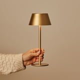 Milou Gold - Table lamp without Cable l Modern, Design & 3 Light modes