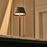 Milou Mocha Brown - Table lamp without cable l Modern, Design & 3 Light modes