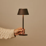 Milou Mocha Brown - Table lamp without cable l Modern, Design & 3 Light modes