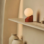 Morris Chestnut Brown Stylish Rechargeable Lamp – Cordless, Dimmable, Eco-Friendly Design