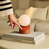 Morris Chestnut Brown Stylish Rechargeable Lamp – Cordless, Dimmable, Eco-Friendly Design