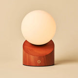Morris Chestnut Brown Stylish Rechargeable Lamp – Cordless, Dimmable, Eco-Friendly Design