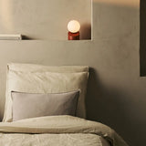 Morris Chestnut Brown Stylish Rechargeable Lamp – Cordless, Dimmable, Eco-Friendly Design