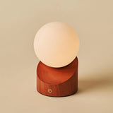 Morris Chestnut Brown Stylish Rechargeable Lamp – Cordless, Dimmable, Eco-Friendly Design