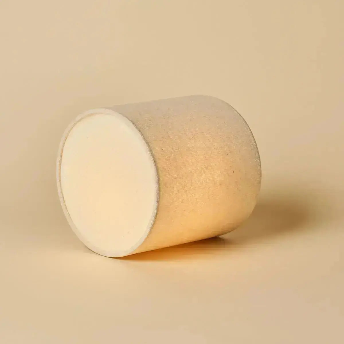 Onoda Beige / Travertino Classico – Travertine Rechargeable Table Lamp – With Linen Interchangeable Lampshade & Rechargeable Design - Tavellio