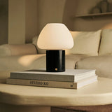 Ostade Black / Nero Marquina – Unique Marble Rechargeable Table Lamp with 3 Light Colors & Dimming Function