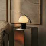 Ostade Black / Nero Marquina – Unique Marble Rechargeable Table Lamp with 3 Light Colors & Dimming Function
