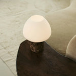 Ostade Brown / Emeperador Dark  – Unique Marble Rechargeable Table Lamp with 3 Light Colors & Dimming Function