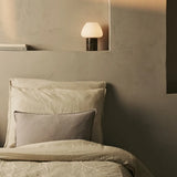 Ostade Brown / Emeperador Dark  – Unique Marble Rechargeable Table Lamp with 3 Light Colors & Dimming Function