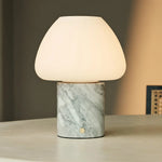 Ostade White / Bianco Statuarietto  – Unique Marble Rechargeable Table Lamp with 3 Light Colors & Dimming Function