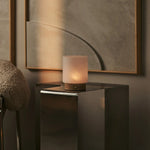 Pien Light Brown Wooden Table Lamp – Rechargeable, Dimmable & Up to 100 Hours of Battery