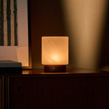 Pien Small Chestnut Wooden Rechargeable Table Lamp