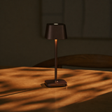 Combi Set Professional | 4 x Prinsen Mini Mocha Brown Rechargeable Table Lamps & Magnetic Charging Station