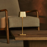 Combi Set Professional | 4 x Prinsen Mini Gold Rechargeable Table Lamps & Magnetic Charging Station