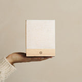 Zano Light Brown Wireless Lamp with Wood and Linen - Mood Lighting, LED Table Lamp with Battery