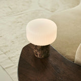 Renoir Brown / Emeperador Dark  – Marble Rechargeable Table Lamp – Cordless, USB Rechargeable & Up to 100 Hours of Illumination