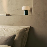 Renoir Green / Verde Alpi – Marble Rechargeable Table Lamp – Cordless, USB Rechargeable & Up to 100 Hours of Illumination
