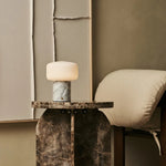 Renoir White / Bianco Statuarietto  – Marble Rechargeable Table Lamp – Cordless, USB Rechargeable & Up to 100 Hours of Illumination