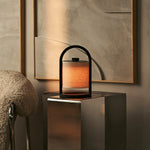 River Dark Brown Cordless Wooden Lamp – Rechargeable & Dimmable