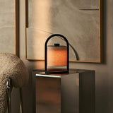 River Dark Brown Cordless Wooden Lamp – Rechargeable & Dimmable