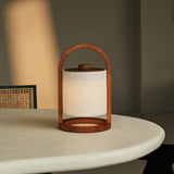 River Chestnut Wooden Rechargeable Lamp – Dimmable & Cordless Light