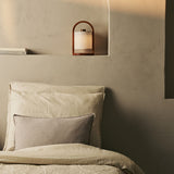 River Chestnut Wooden Rechargeable Lamp – Dimmable & Cordless Light