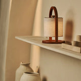 River Chestnut Wooden Rechargeable Lamp – Dimmable & Cordless Light