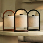 River Cordless Wooden Lamp – Rechargeable & Dimmable